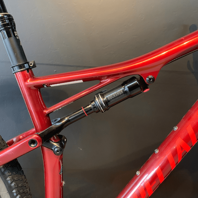 Bicicleta Specialized Epic Race Full Expert Carbon Aro 29 GX 12v 2020 Bordo - Seminova