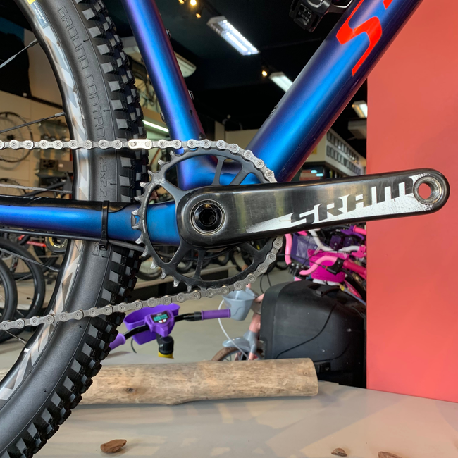 Bicicleta Specialized Epic S-Works HT Aro 29 XX1 12v Roxa Camaleão - Seminova