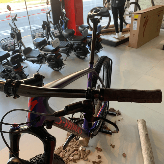 Bicicleta Specialized Epic S-Works HT Aro 29 XX1 12v Roxa Camaleão - Seminova
