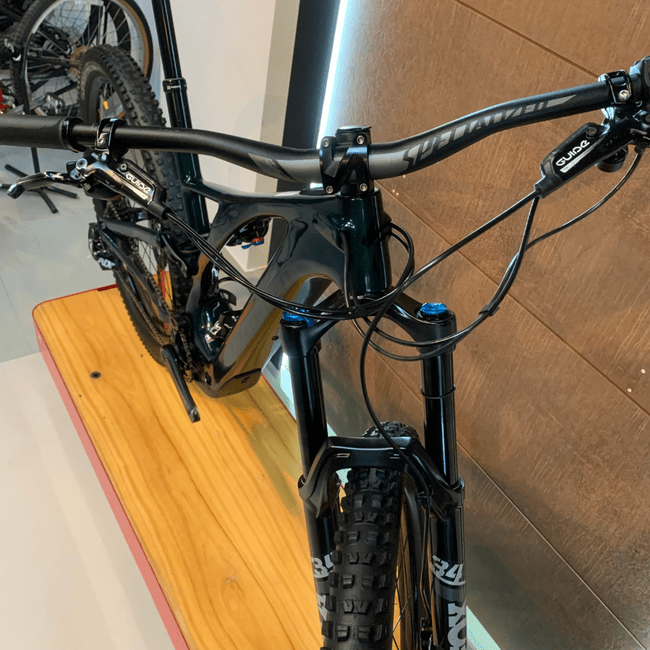 Bicicleta Specialized Levo SL Comp Carbon Aro 29 Verde e Preto - Seminova