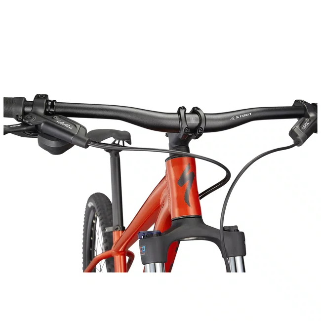 Bicicleta Specialized Rockhopper comp Aro 29 Advent 9v Vermelho e Cinza