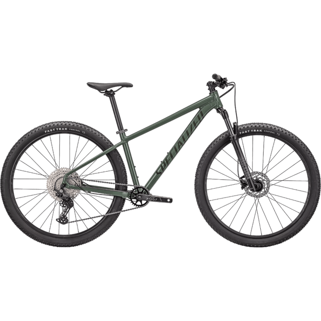 Bicicleta Specialized Rockhopper Elite Aro 29 Deore 11v 2023 Verde e Verde Escuro