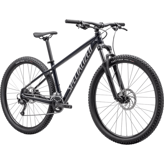 Bicicleta Specialized Rockhopper Sport Aro 29 Advent 9v 2023 Azul Marinho e Cinza Claro