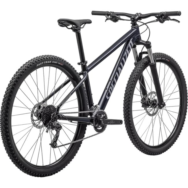 Bicicleta Specialized Rockhopper Sport Aro 29 Advent 9v 2023 Azul Marinho e Cinza Claro