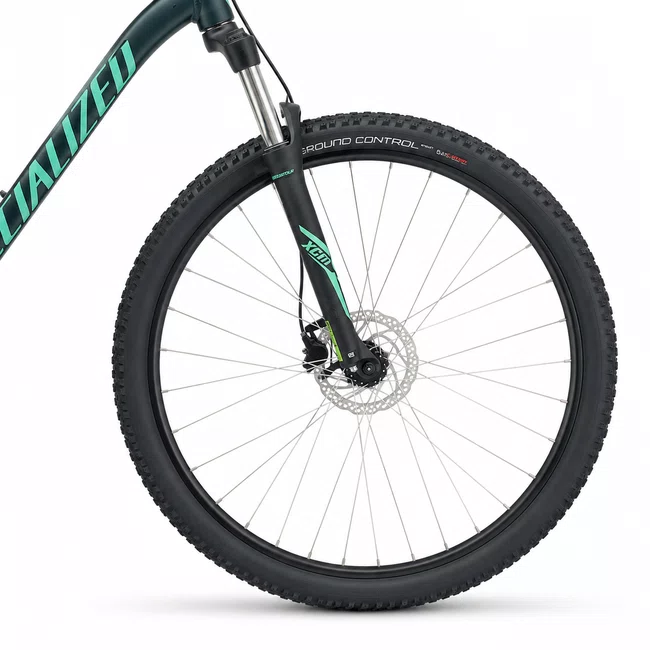Bicicleta Specialized Rockhopper Sport Aro 29 Alivio 18v Verde Escuro e Verde Claro