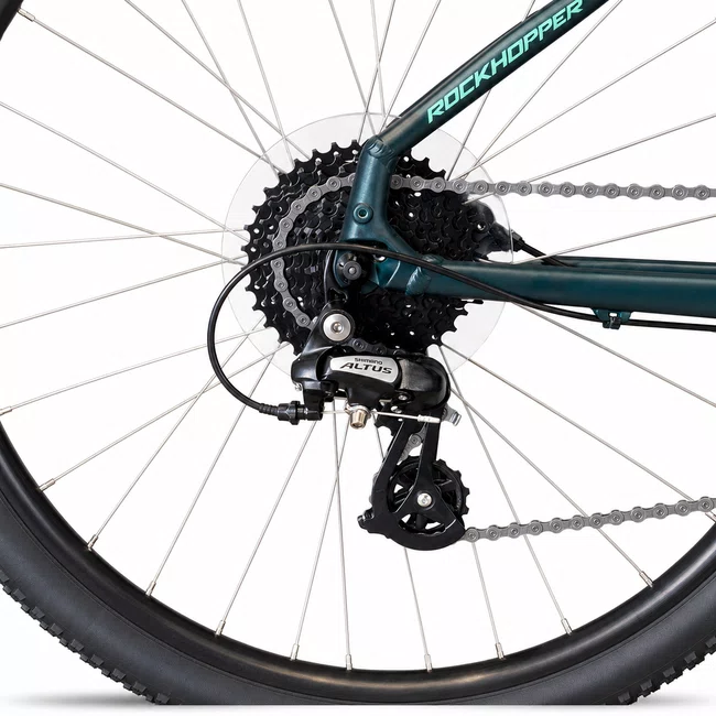 Bicicleta Specialized Rockhopper Sport Aro 29 Alivio 18v Verde Escuro e Verde Claro