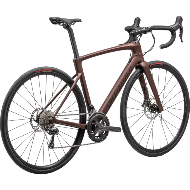 Bicicleta Specialized Roubaix SL8 Aro 700 Tiagra 20v 2023 Marrom e Preto
