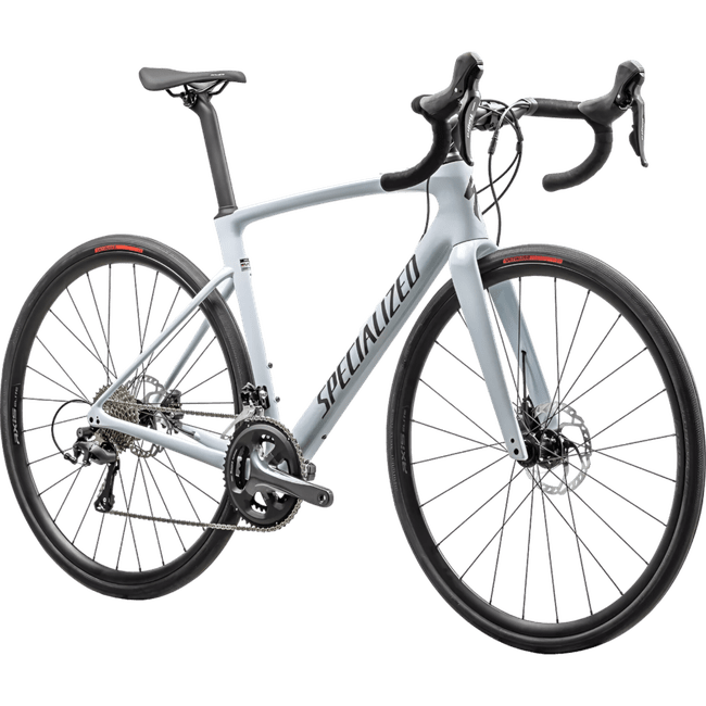 Bicicleta Specialized Roubaix SL8 Aro 700 Tiagra 20v 2024 Azul Claro e Preto