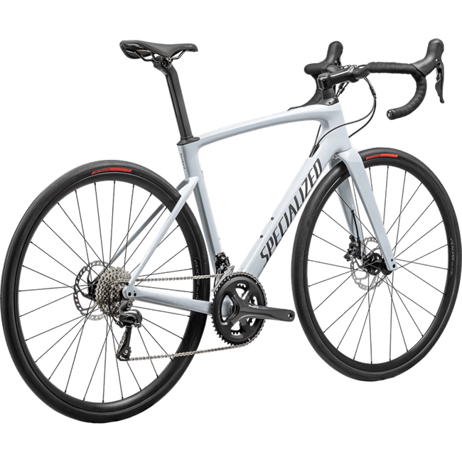 Bicicleta Specialized Roubaix SL8 Aro 700 Tiagra 20v 2024 Azul Claro e Preto