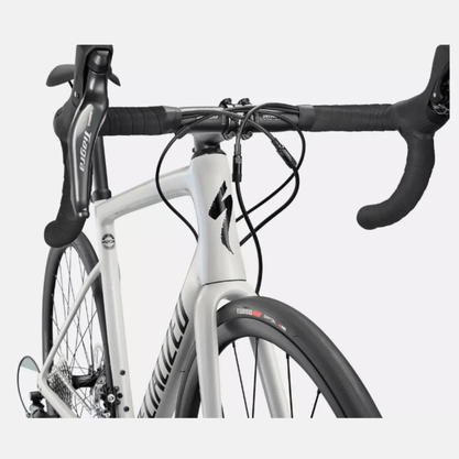 Bicicleta Specialized Tarmac Carbon SL6 Aro 700 Tiagra 20v Branco e Preto