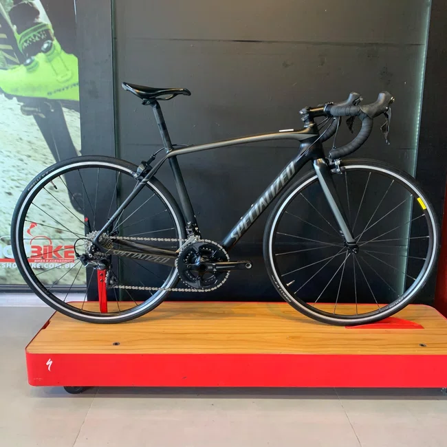 Bicicleta Specialized Tarmac Elite Aro 29 Ultegra 22v T-52 Preta - Seminova
