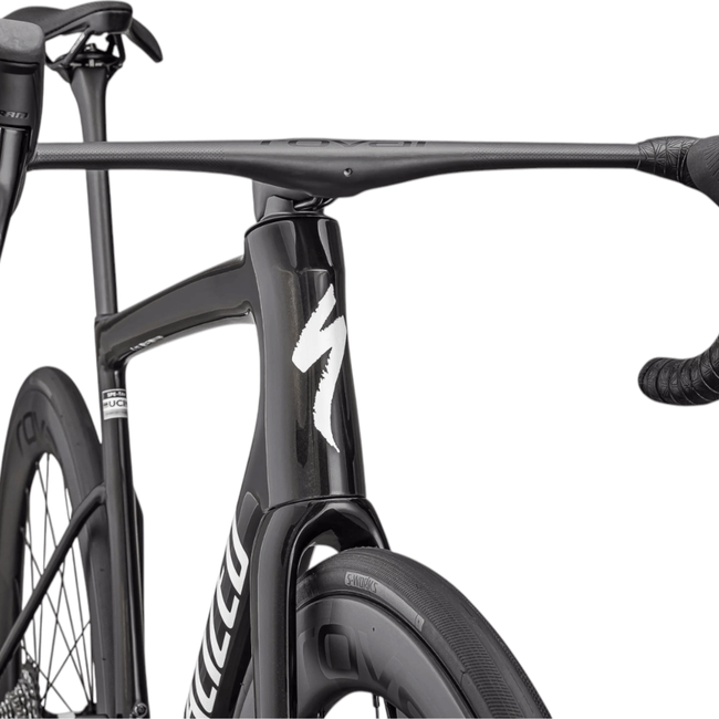 Bicicleta Specialized Tarmac SL8 PRO Aro 700 Sram Force Etap AXS 24v 2025 Carbono Brilhante e Prata Branco Metálico