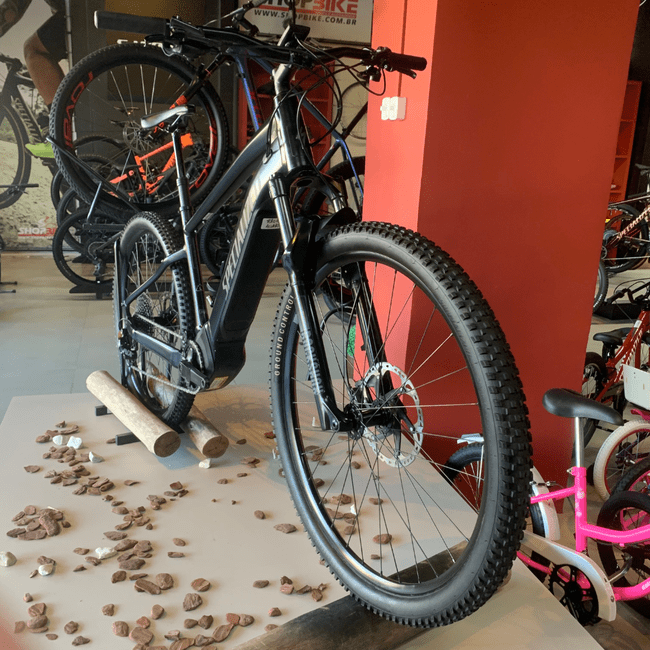 Bicicleta Specialized Tero 4.0 NX 12V Preto e Grafite - Seminova