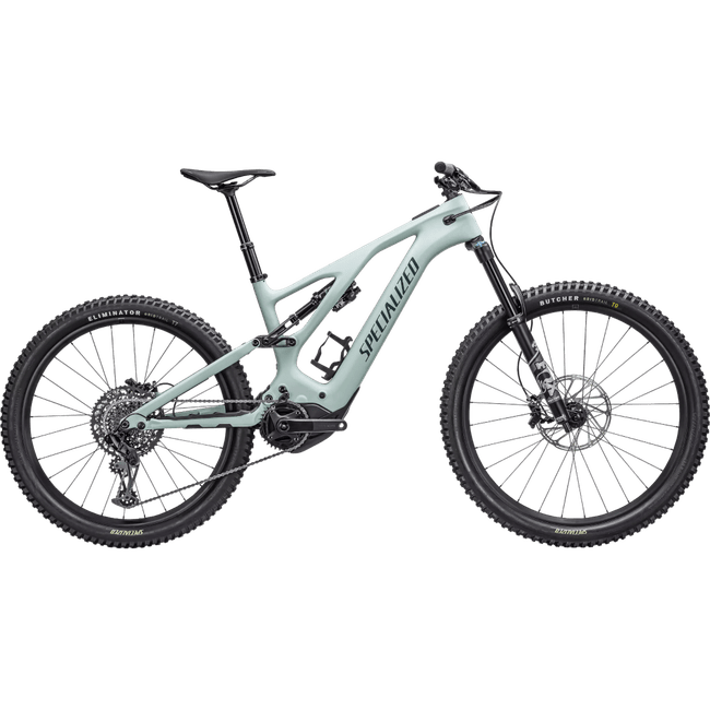 Bicicleta Specialized Turbo Levo Comp Carbon Aro 29 GX 12v 2024 Verde Claro e Verde Escuro Bicicleta Specialized Turbo Levo Comp Carbon Aro 29 GX 12v 2024 Verde Claro e Verde Escuro