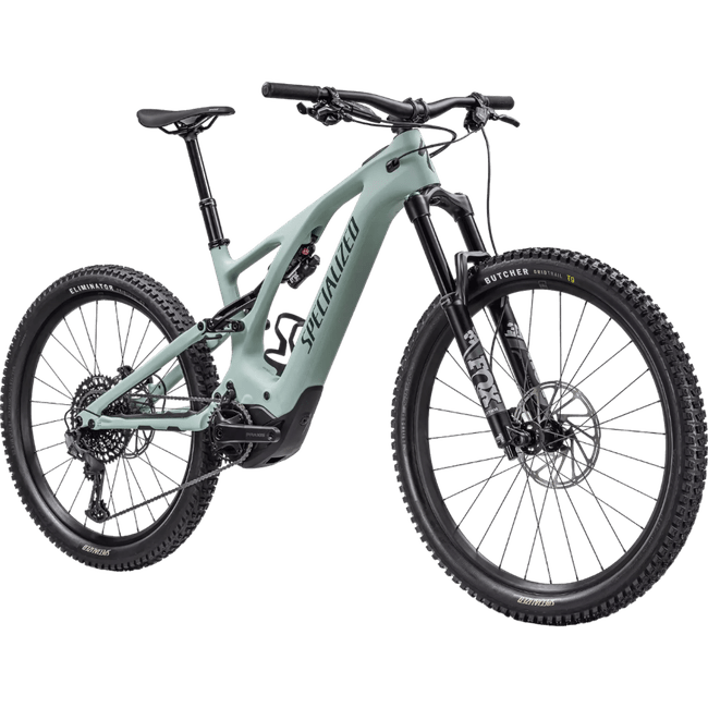 Bicicleta Specialized Turbo Levo Comp Carbon Aro 29 GX 12v 2024 Verde Claro e Verde Escuro