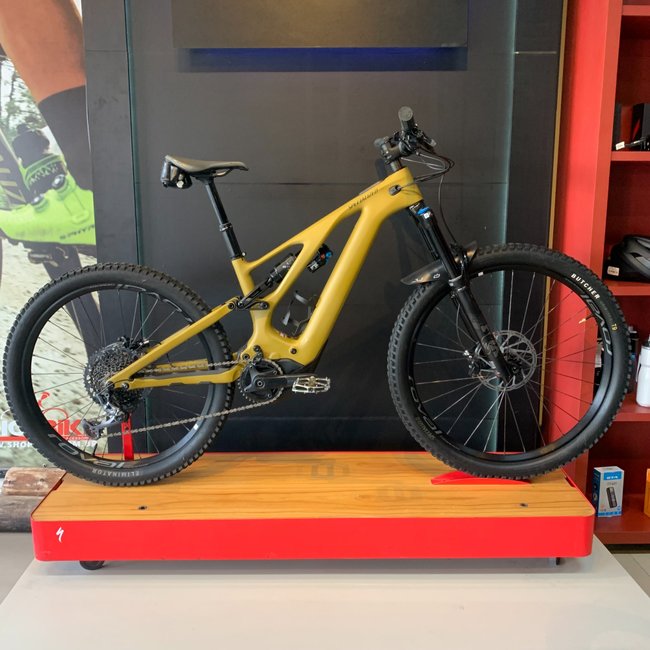 Bicicleta Specialized Turbo Levo Expert Aro 29 XO1 12v Dourado e Preto - Seminova