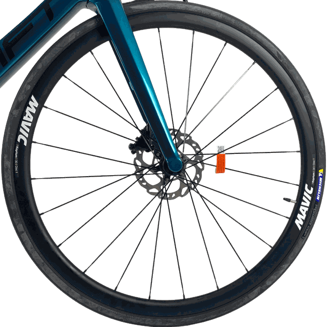 Bicicleta Swift Racevox Comp Carbon Disc 2024 Aro 700 Shimano 105 Di2 24v Azul e Preto