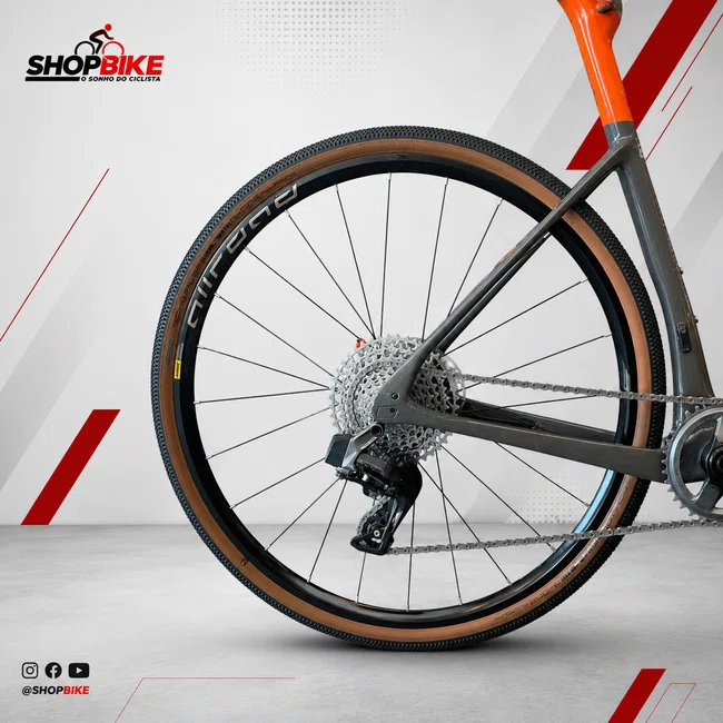 Bicicleta Swift Univox Evo Gr Aro 700 Sram Rival 12v Laranja e Preto - Seminova