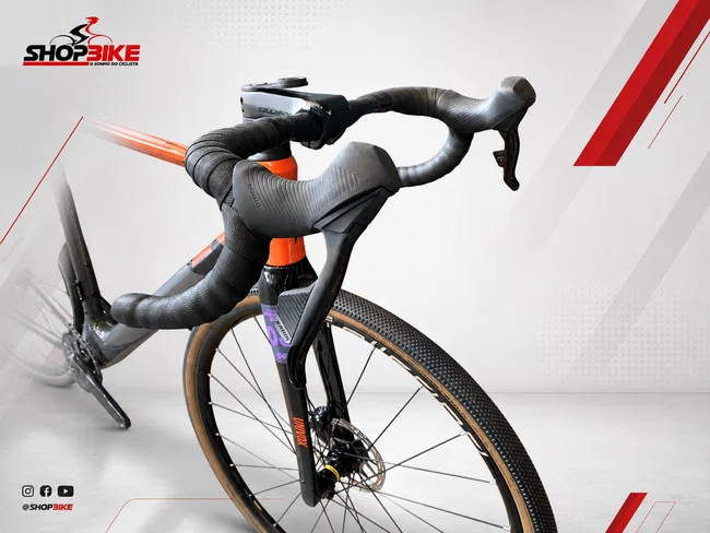 Bicicleta Swift Univox Evo Gr Aro 700 Sram Rival 12v Laranja e Preto - Seminova