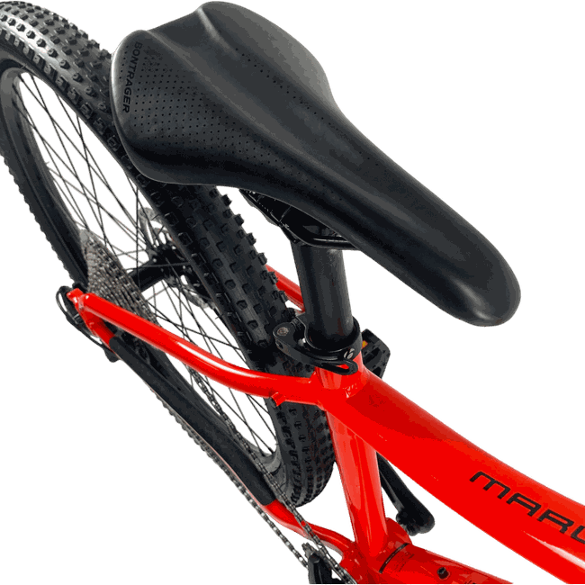 Bicicleta Trek Marlin 7 Aro 27,5 Deore 10v Amarelo e Vermelho - Seminova