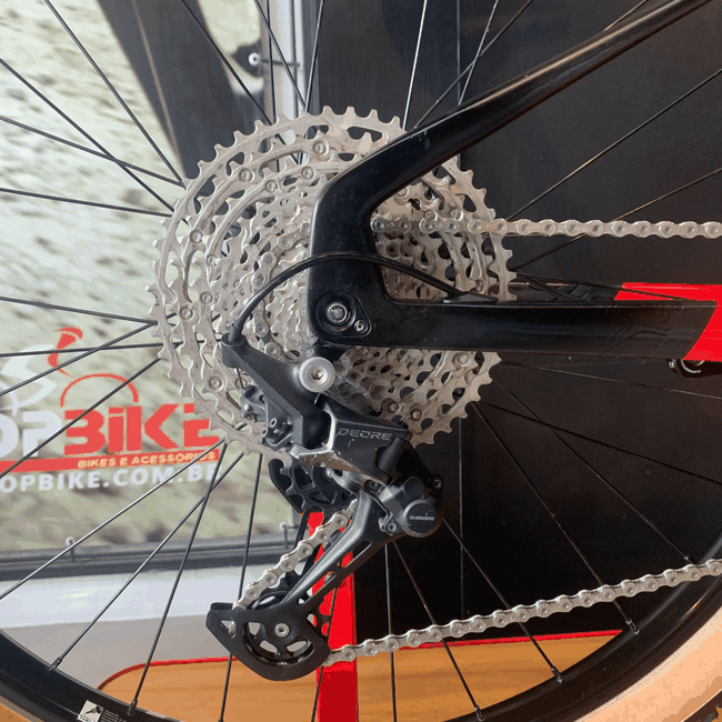 Bicicleta TSW Full Quest Aro 29 Deore 12v Vermelho e Preto - Seminova