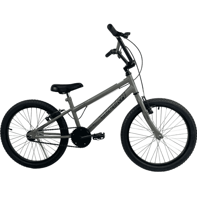 Bicicleta Ultra Cross Aro 20 Cinza e Pretoㅤㅤㅤㅤㅤㅤㅤㅤㅤㅤㅤㅤㅤ