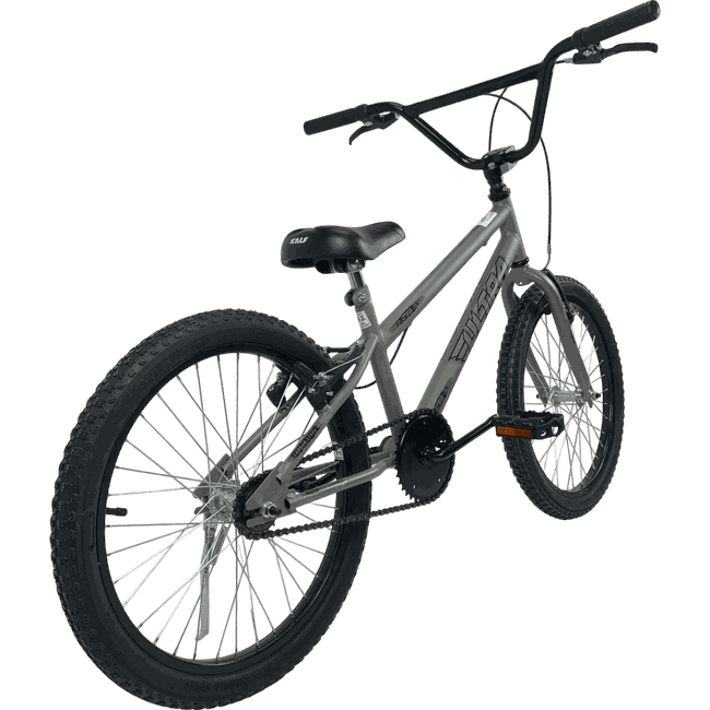 Bicicleta Ultra Cross Aro 20 Cinza e Pretoㅤㅤㅤㅤㅤㅤㅤㅤㅤㅤㅤㅤㅤ