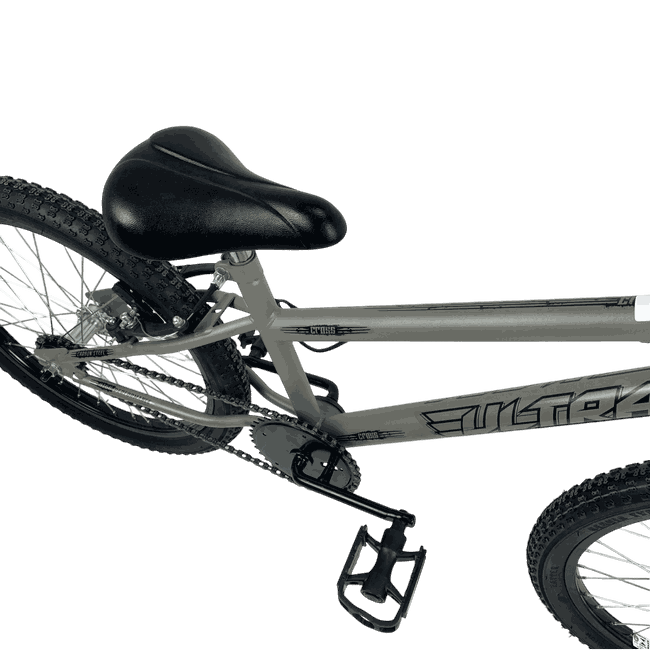 Bicicleta Ultra Cross Aro 20 Cinza e Pretoㅤㅤㅤㅤㅤㅤㅤㅤㅤㅤㅤㅤㅤ