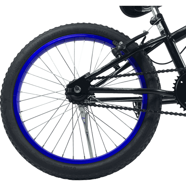 Bicicleta Ultra Cross Aro 20 Preto e Azulㅤㅤㅤㅤㅤㅤㅤㅤㅤ