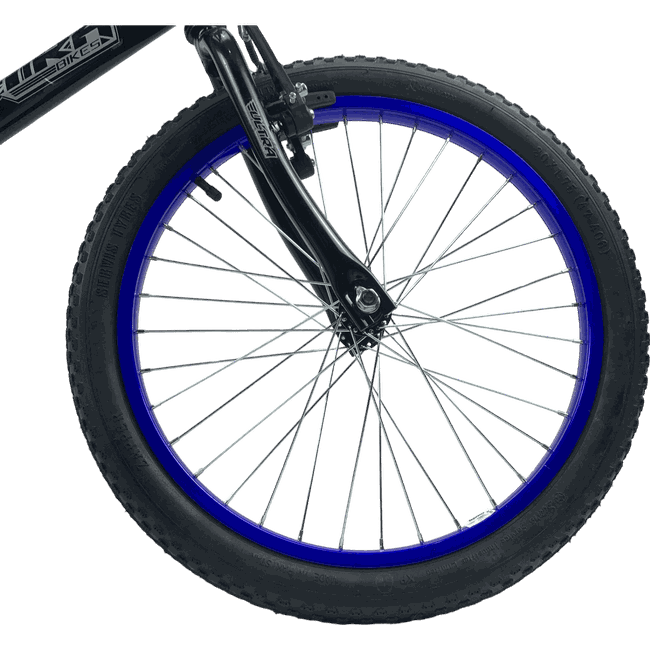 Bicicleta Ultra Cross Aro 20 Preto e Azulㅤㅤㅤㅤㅤㅤㅤㅤㅤ