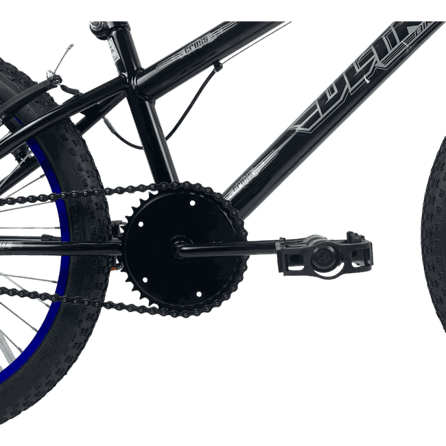 Bicicleta Ultra Cross Aro 20 Preto e Azulㅤㅤㅤㅤㅤㅤㅤㅤㅤ