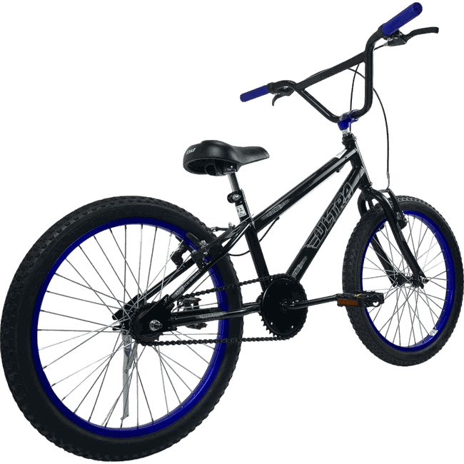 Bicicleta Ultra Cross Aro 20 Preto e Azulㅤㅤㅤㅤㅤㅤㅤㅤㅤ