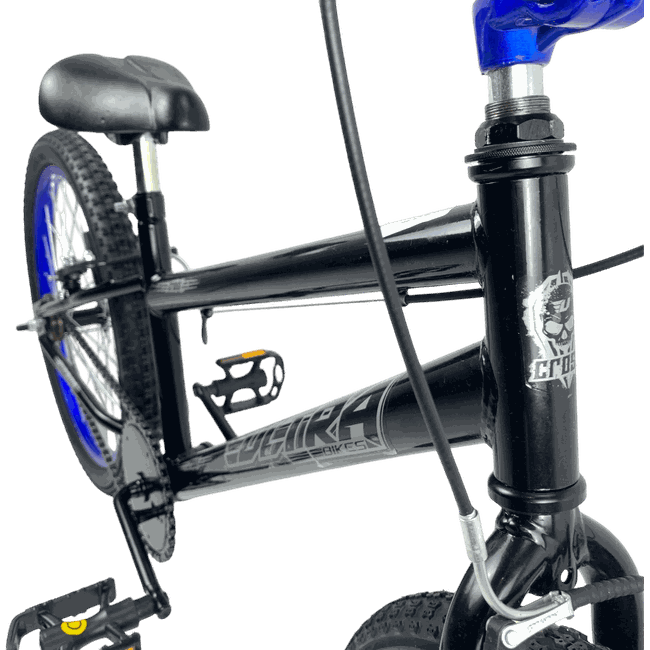 Bicicleta Ultra Cross Aro 20 Preto e Azulㅤㅤㅤㅤㅤㅤㅤㅤㅤ