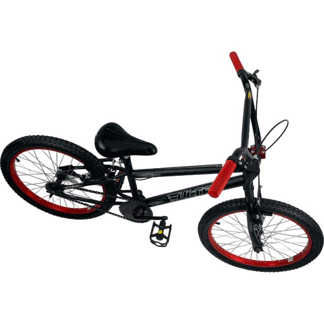 Bicicleta Ultra Cross Aro 20 Preto e Vermelhoㅤㅤㅤㅤㅤ