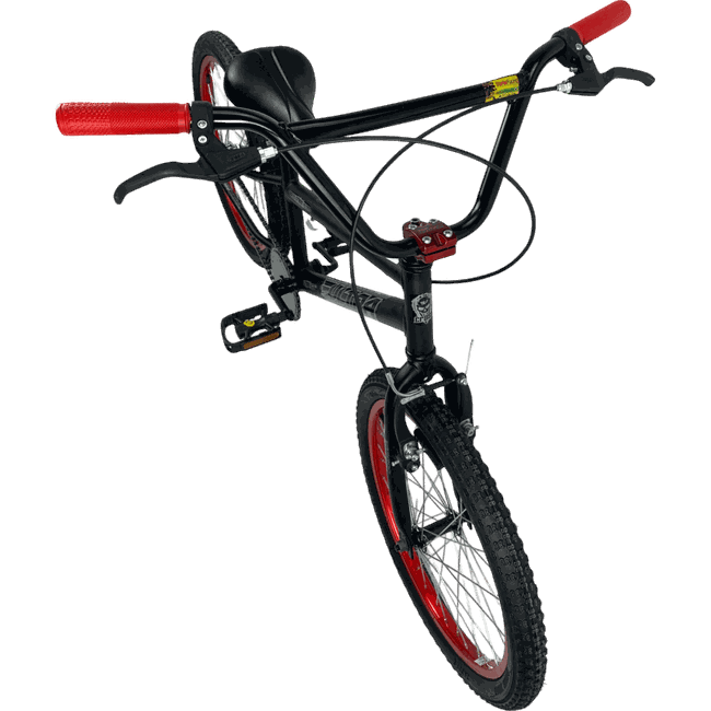 Bicicleta Ultra Cross Aro 20 Preto e Vermelhoㅤㅤㅤㅤㅤ
