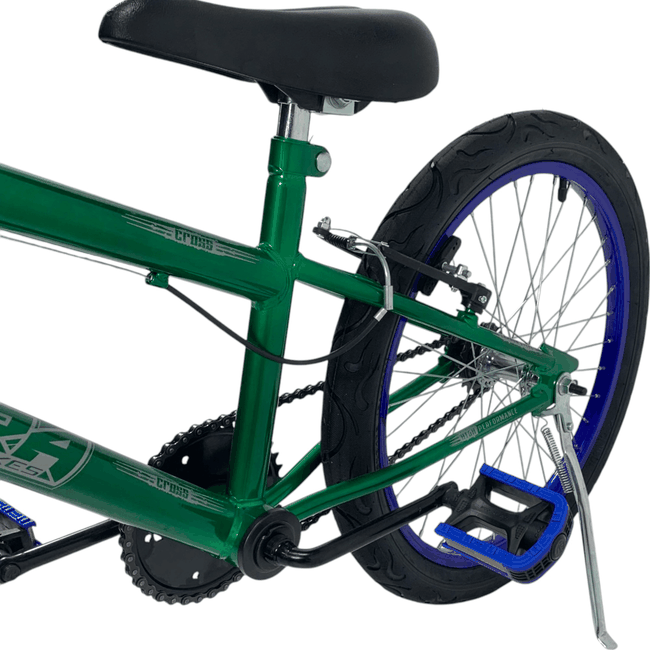 Bicicleta Ultra Cross Aro 20 Verde e Azulㅤㅤㅤㅤㅤㅤㅤㅤㅤㅤㅤㅤㅤㅤ