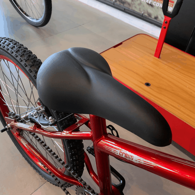 Bicicleta Ultra Cross Aro 20 Vermelha e Pretaㅤㅤㅤㅤㅤㅤㅤㅤㅤㅤ