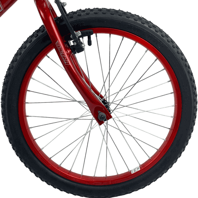 Bicicleta Ultra Cross Aro 20 Vermelho e Cinza e Pretoㅤㅤ