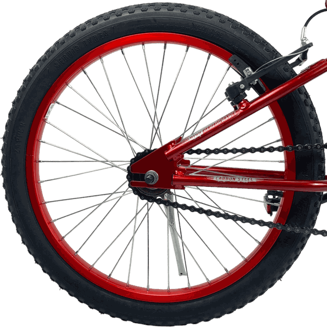 Bicicleta Ultra Cross Aro 20 Vermelho e Cinza e Pretoㅤㅤ