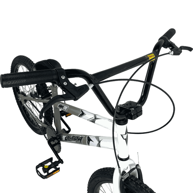 Bicicleta Ultra UM20 Aro 20 Branco e Cinza e Pretoㅤㅤㅤㅤㅤ