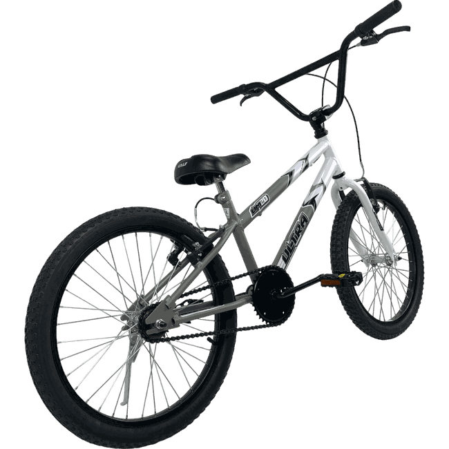 Bicicleta Ultra UM20 Aro 20 Branco e Cinza e Pretoㅤㅤㅤㅤㅤ