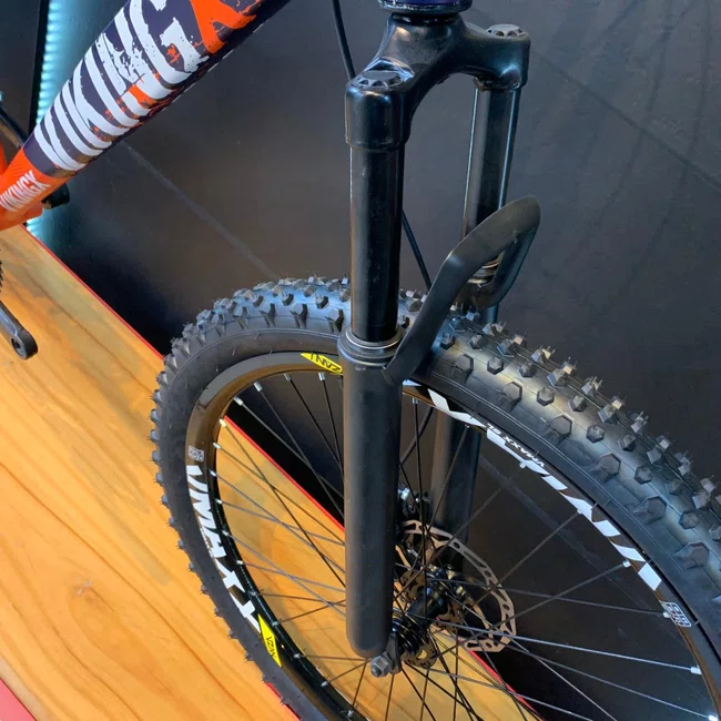 Bicicleta Vikingx Aro 26 Tuff-25 Shimano Azul Laranja e Branco