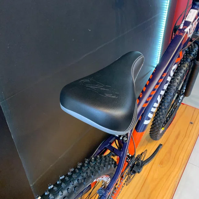 Bicicleta Vikingx Aro 26 Tuff-25 Shimano Azul Laranja e Branco