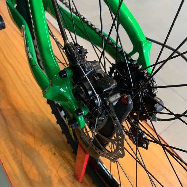 Bicicleta Vikingx Aro 26 Tuff-25 Verde Azul e Branco