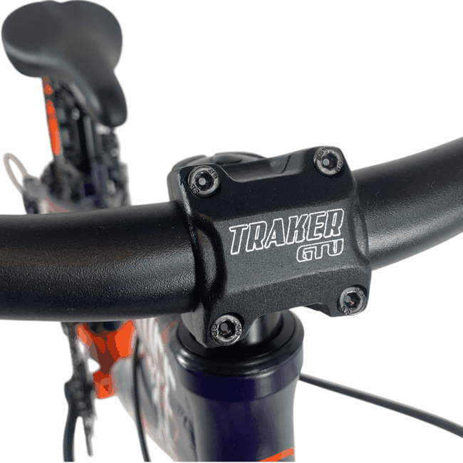 Bicicleta VikingX Tuff 25 Aro 26 Tourney 21v Azul Pétroleo e Laranja