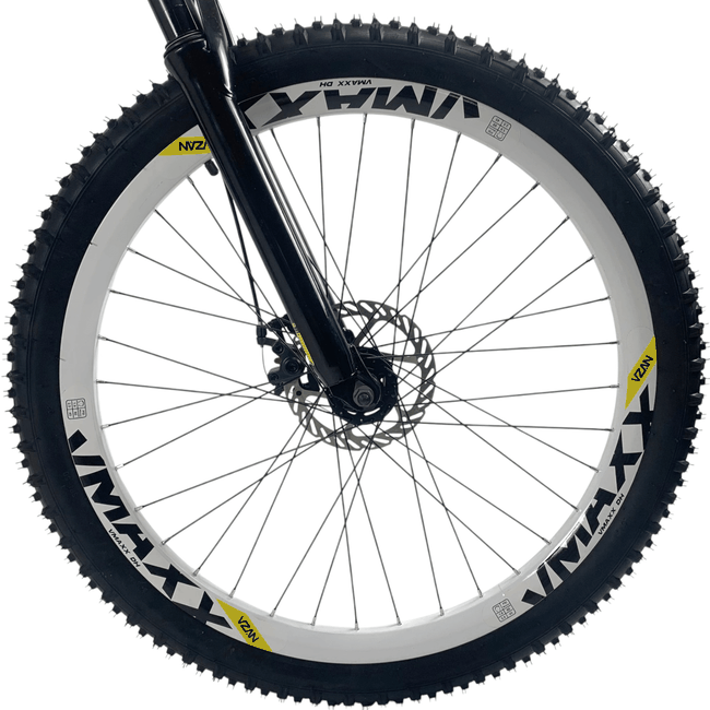 Bicicleta VikingX Tuff 25 Aro 26 Tourney 21v Preto e Azul e Branco