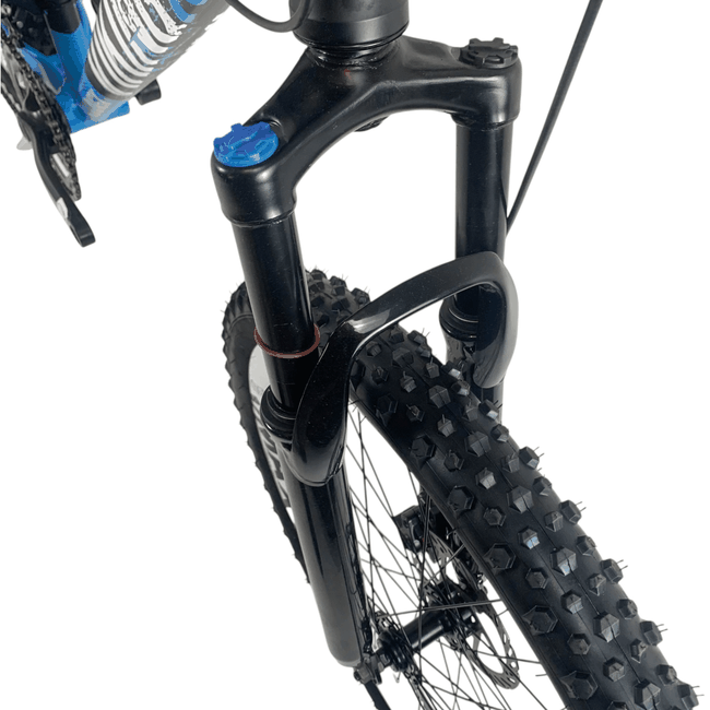 Bicicleta VikingX Tuff 25 Aro 26 Tourney 21v Preto e Azul e Branco