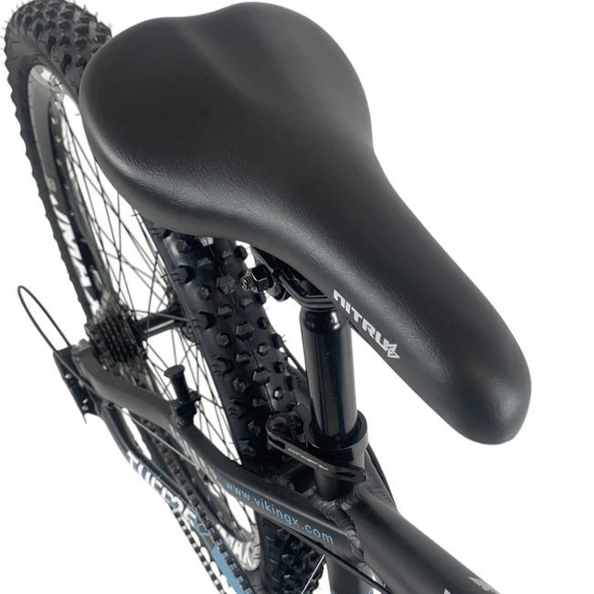 Bicicleta VikingX Tuff 25 Aro 26 Tourney 21v Preto e Azul e Branco e Azul