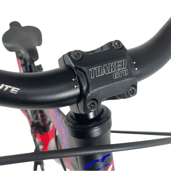 Bicicleta VikingX Tuff 25 Aro 26 Tourney 21v Preto e Rosa e Azul e Rosa