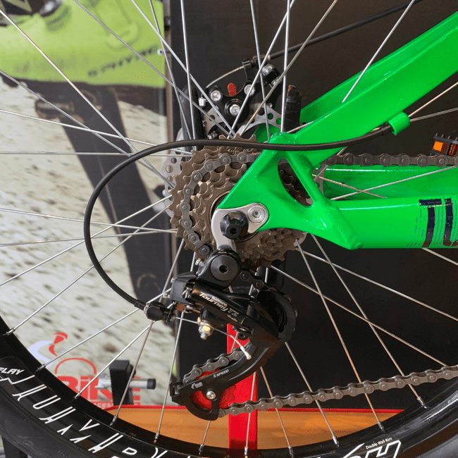 Bicicleta Vikingx Tuff 25 Aro 26 Tourney 21v Verde e Azul